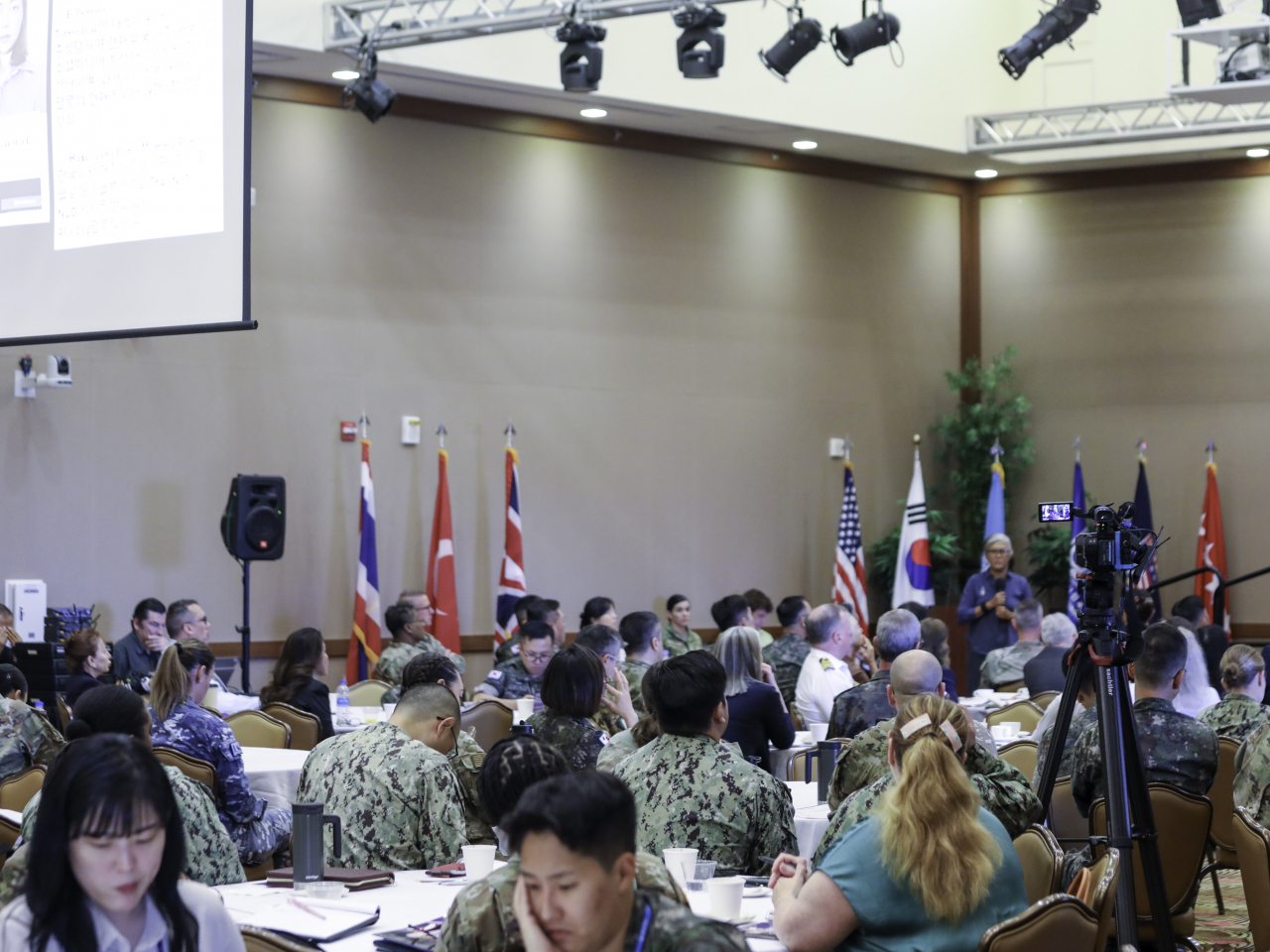 The first-ever three-day Women, Peace, and Security Symposium -- jointly organized by the United States Forces Korea, United Nations Command, and Combined Forces Command – kicks off on Tuesday at Camp Humphreys, a major US overseas military base in Pyeongtaek, Gyeonggi Province. (Photo - United States Forces Korea)