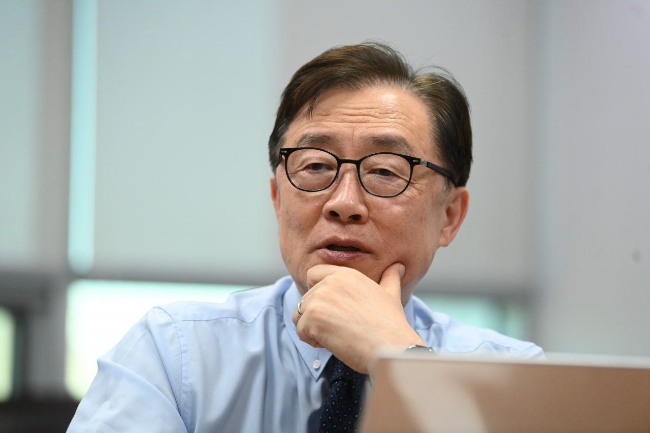 Rep. Choe Jae-hyung of South Korean ruling People Power Party said Thursday he was introducing a legislation to increase transparency of foreign agents in the country. (courtesy of Choe’s office)