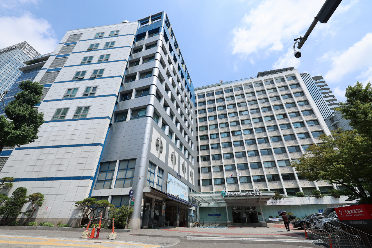 Inje University Seoul Paik Hospital in Seoul's Jung-gu district (Yonhap)