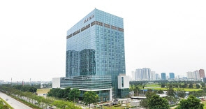 Samsung Electronics' new R&D center, in the Starlake city area of Hanoi, Vietnam, which is being developed by Daewoo Construction and Engineering. (Samsung Electronics)