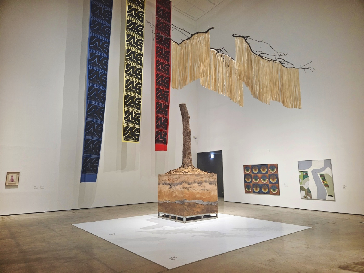 An installation view of “Only the Young: Experimental Art in Korea, 1960s-1970s at MMCA (Park Yuna/The Korea Herald)