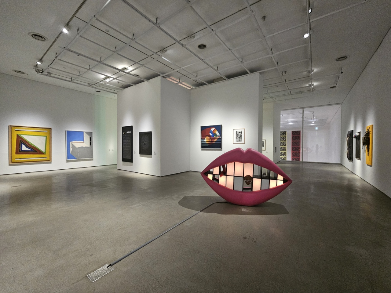 An installation view of “Only the Young: Experimental Art in Korea, 1960s-1970s” at MMCA (Park Yuna/The Korea Herald)