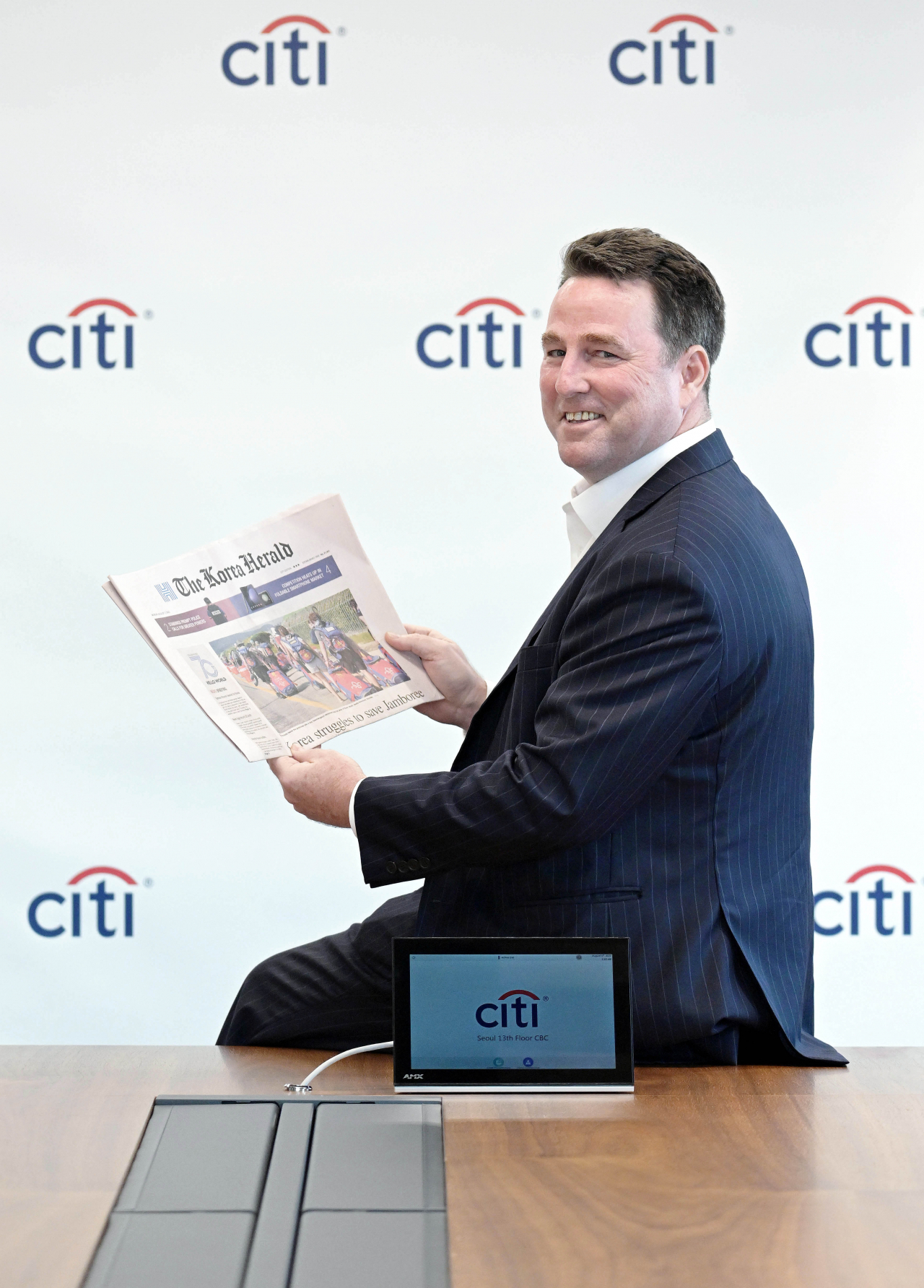 Citibank Korea Managing Director Jason Batman (Lee Sang-sub/The Korea Herald)