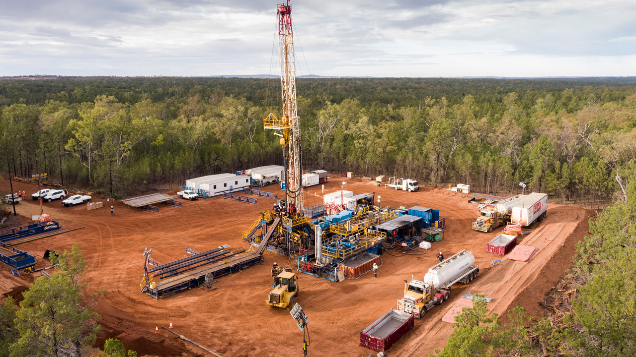 A gas drilling site operated by Senex Energy in Australia (Posco International)