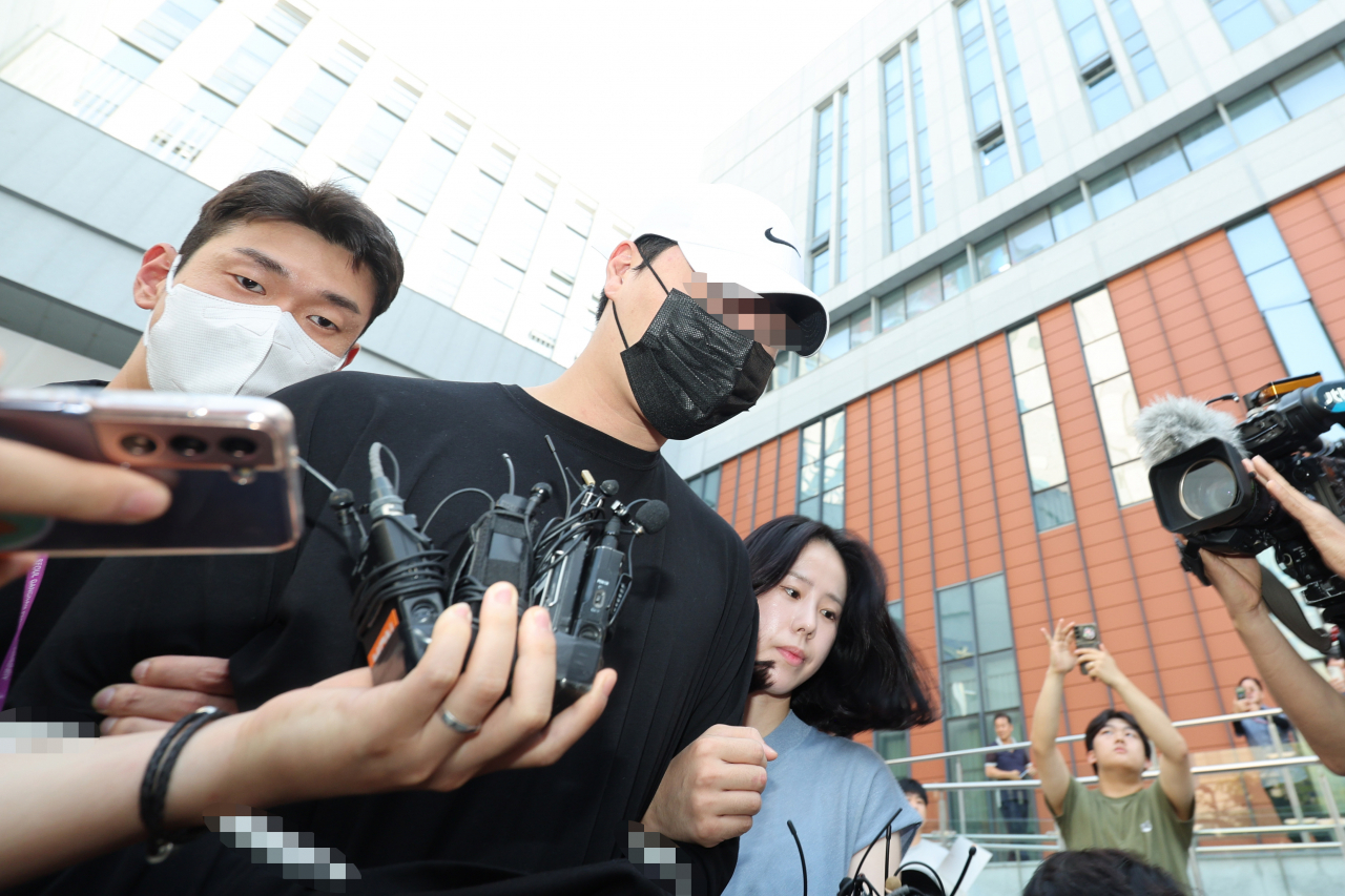 A 28-year-old man, identified by his last name Shin, is referred to the prosecution for allegedly hitting and fatally injuring a passerby while driving under the influence of drugs in southern Seoul on Friday. (Yonhap)