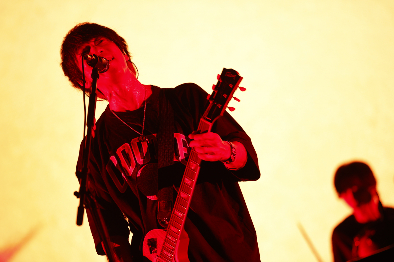 Japanese rock band Ellegarden performs at Incheon Pentaport Rock Festival 2023 on Aug. 4. (TSUKASA MIYOSHI)