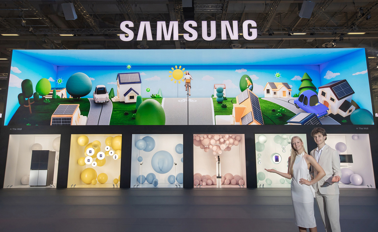 Samsung Electronics' showroom at the IFA, Europe’s biggest home appliances trade show, in Berlin (Samsung Electronics)
