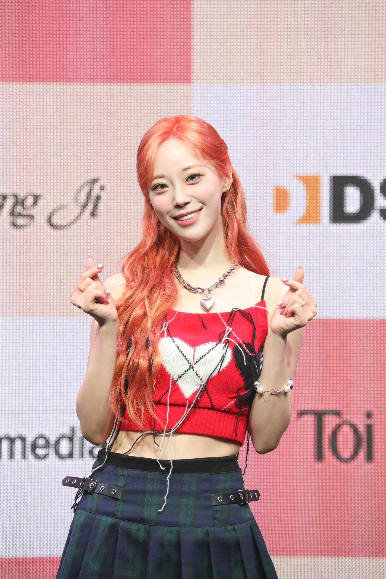 Hur Young-ji of Kara poses for picture during the press event for her first solo single, 
