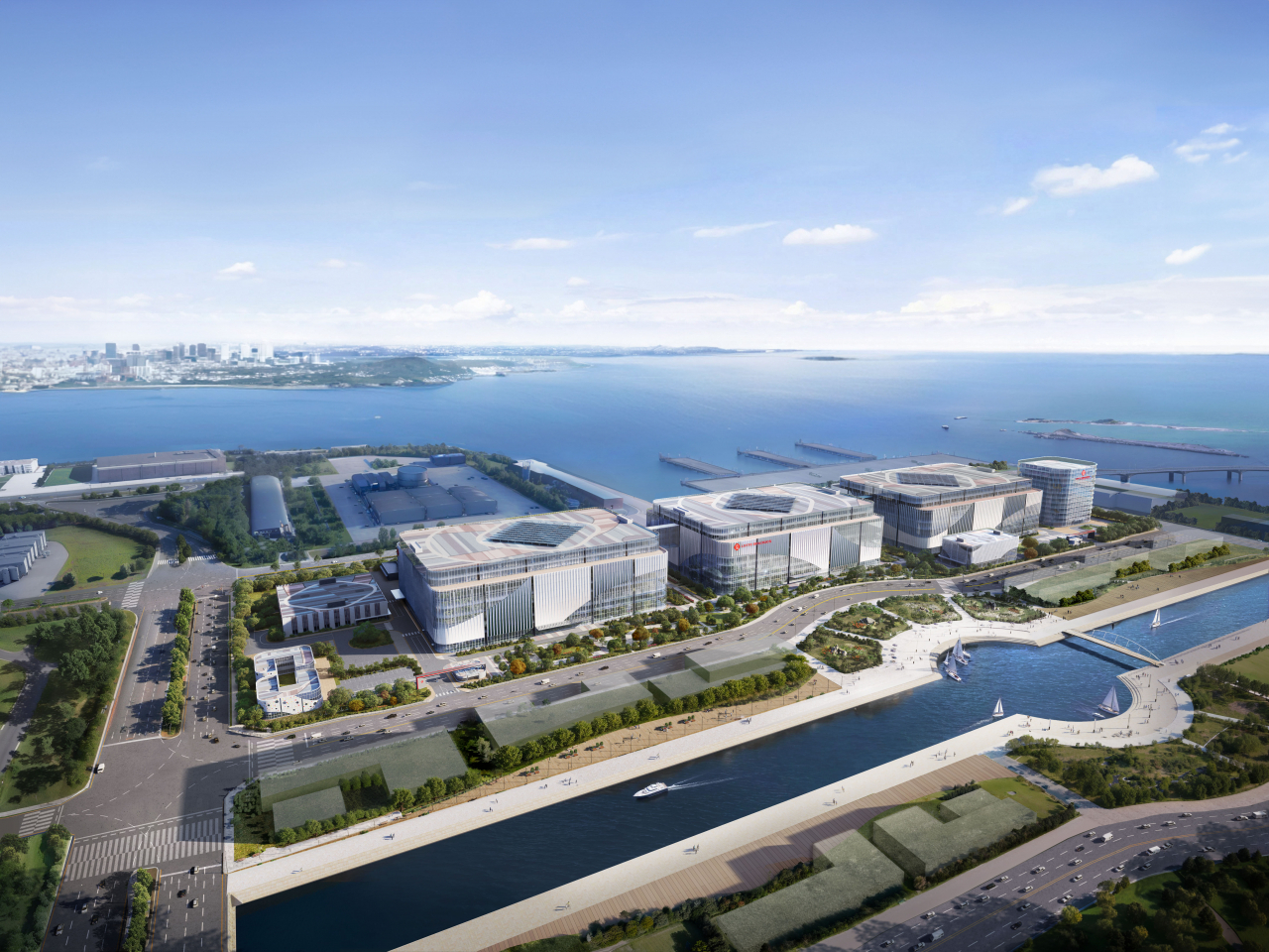 Lotte Biologics' manufacturing plants that will be built in Songdo, Incheon (Lotte Biologics)