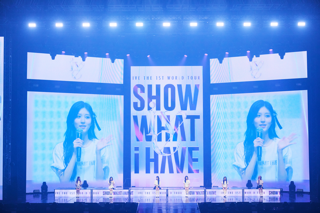 K-pop girl group Ive holds its first concert, 