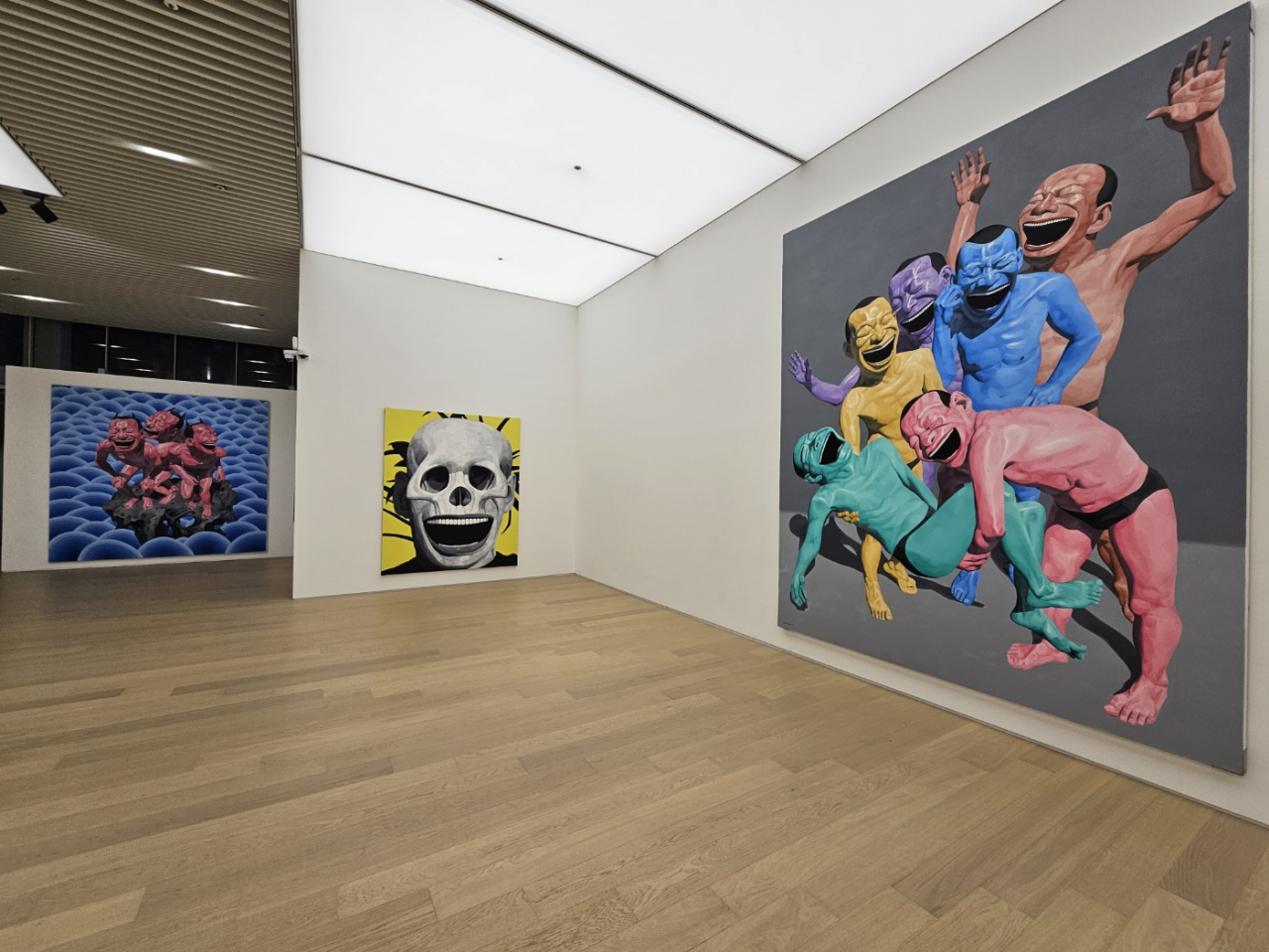 An installation view of 