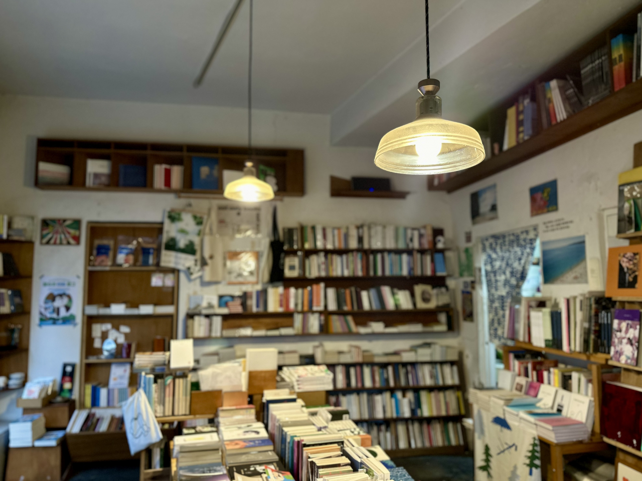 Books are displayed at Storage Book & Film, an indie bookstore located in the Haebangchon neighborhood. (Moon Joon-hyun/The Korea Herald)