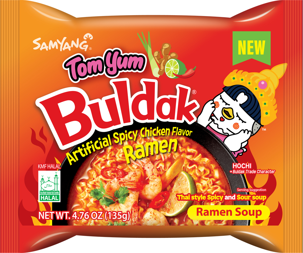 Samyang Foods' new Tom Yum Buldak Spicy Chicken Ramen Soup (Samyang Foods)