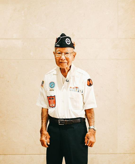 Former US soldier Hiroshi Shima, who took part in the 1950-53 Korean War (Yonhap)