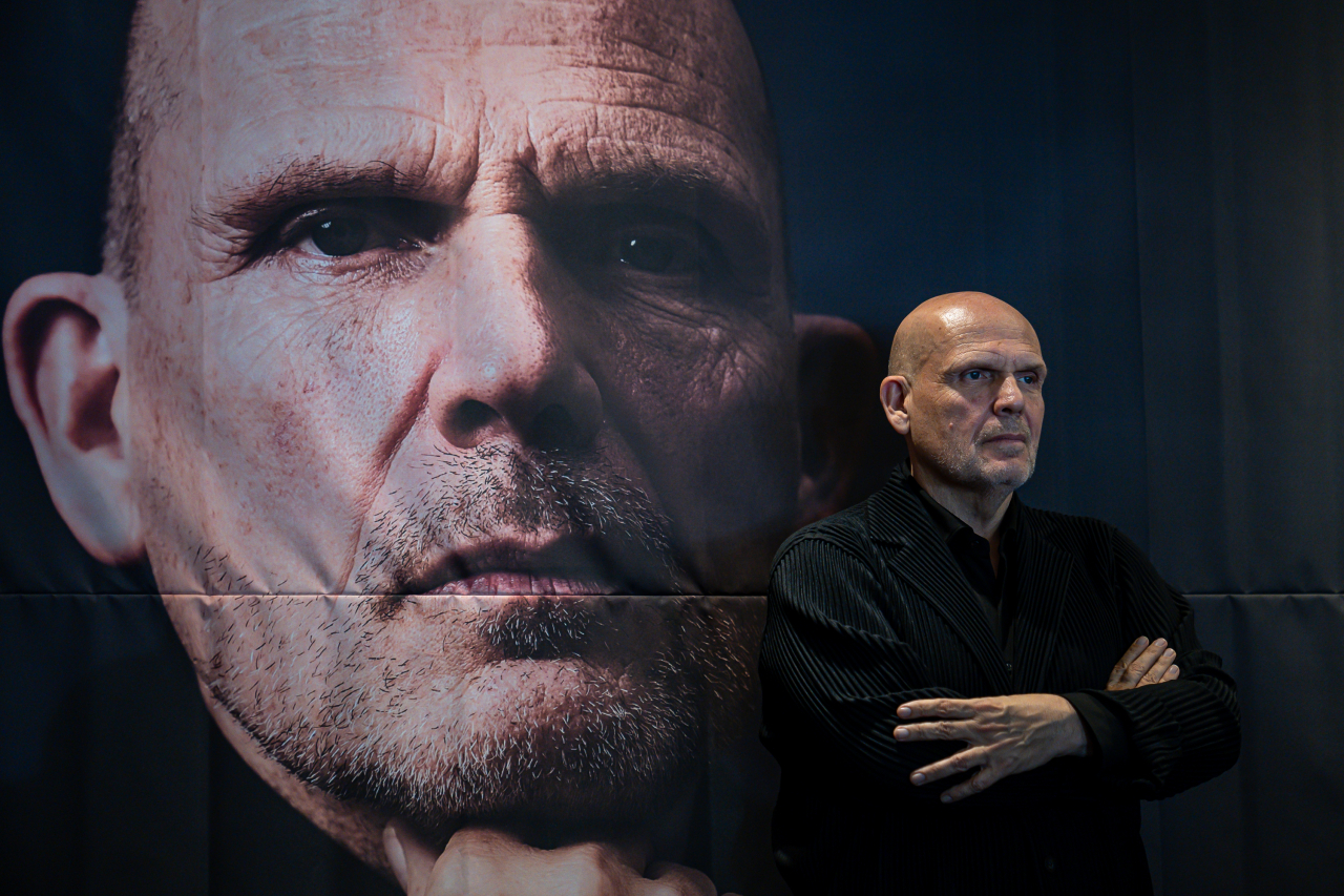 Jaap van Zweden, the new music director of the Seoul Philharmonic Orchestra, poses for a photo during a press conference held at The Plaza Seoul in Jung-gu, central Seoul on Monday. (SPO)