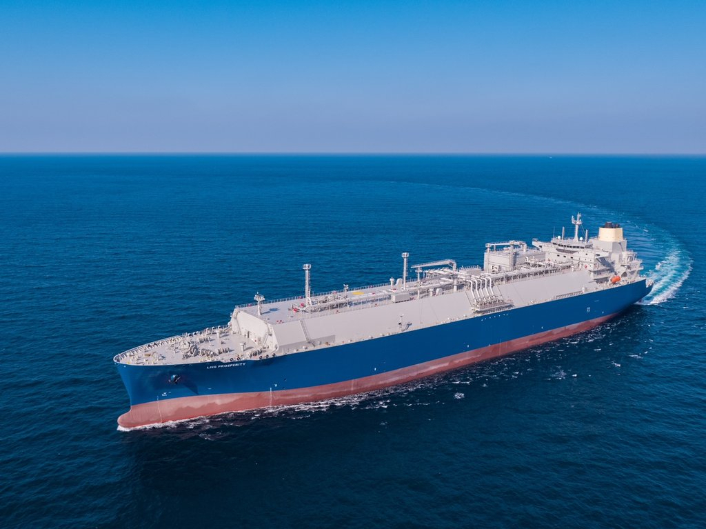 A liquefied natural gas carrier by Korea Shipbuilding and Offshore Engineering. (Yonhap)
