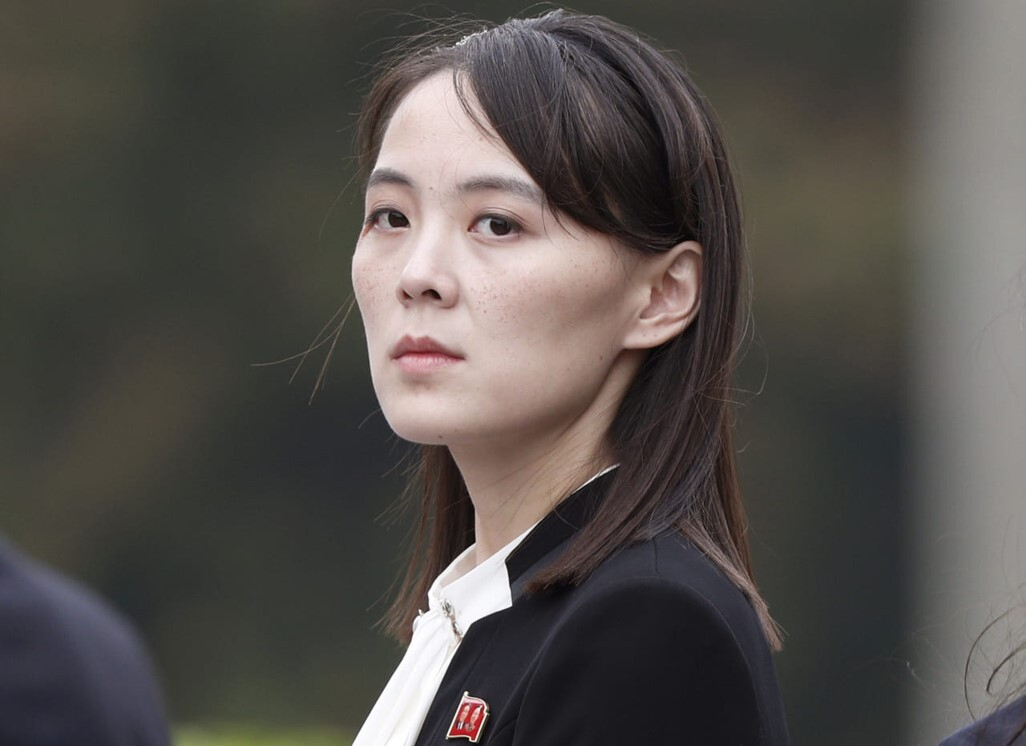 Kim Yo-jong, sister of North Korean leader Kim Jong-un, attends a wreath-laying ceremony at Ho Chi Minh Mausoleum in Hanoi, Vietnam, March 2, 2019. (AP-Yonhap)