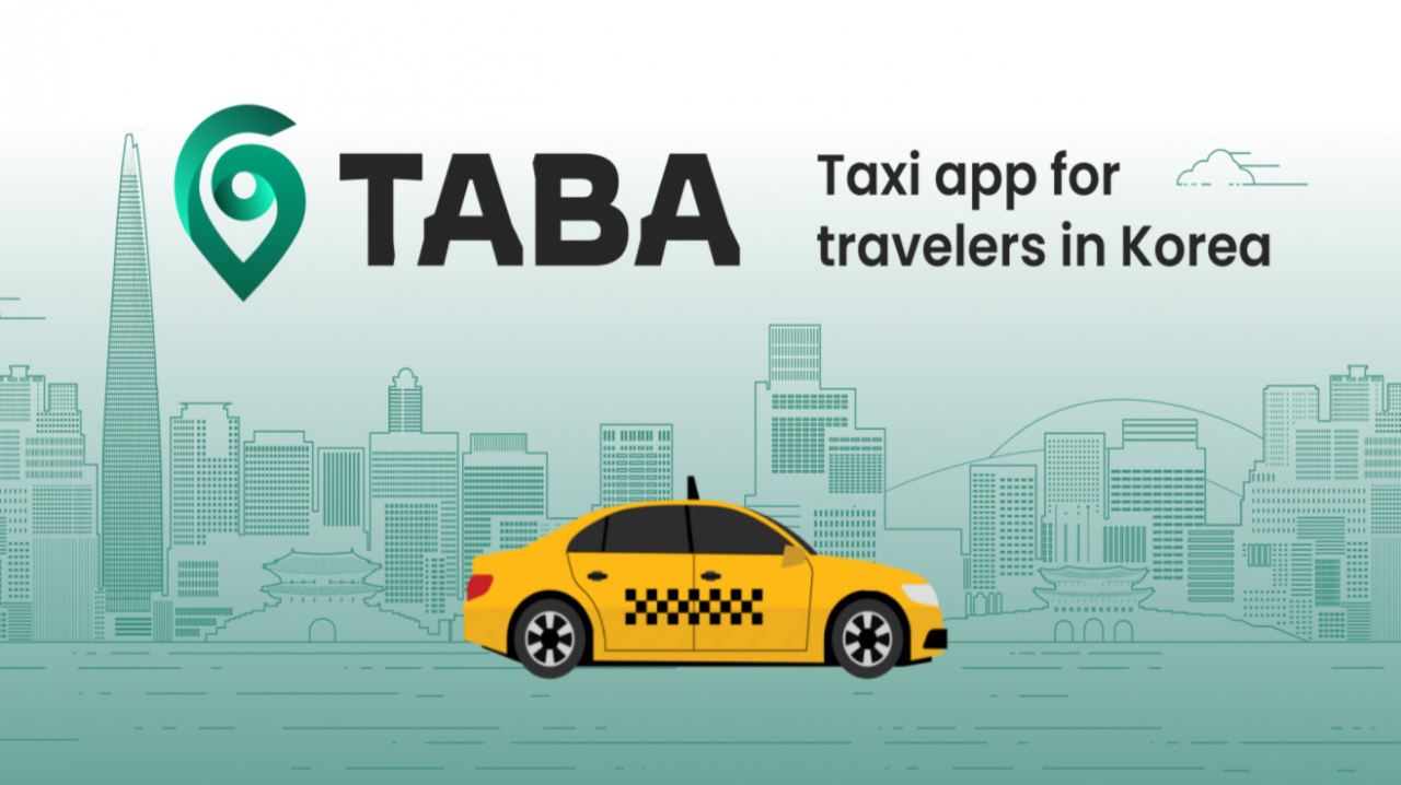 A promotional image for Taba, a taxi-hailing app released by the city of Seoul on Friday, is designed for tourists. (Seoul Metropolitan Government)
