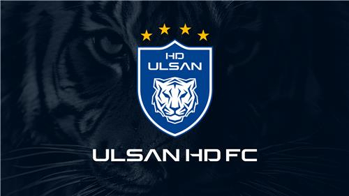 This image on Wednesday, shows the K League 1 club's new name, Ulsan HD FC, and emblem for the start of the 2024 season. (Yonhap)