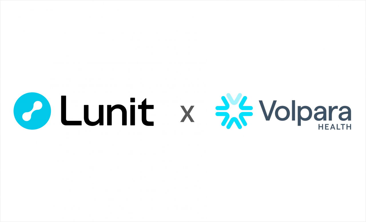 Lunit and Volpara Health logos