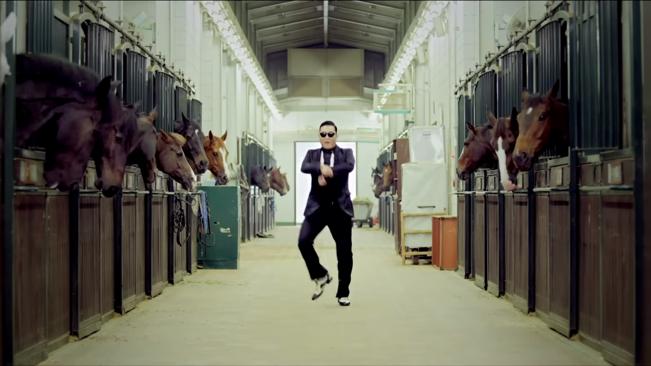 Screengrab of Psy's 'Gangnam Style' music video (YouTube)