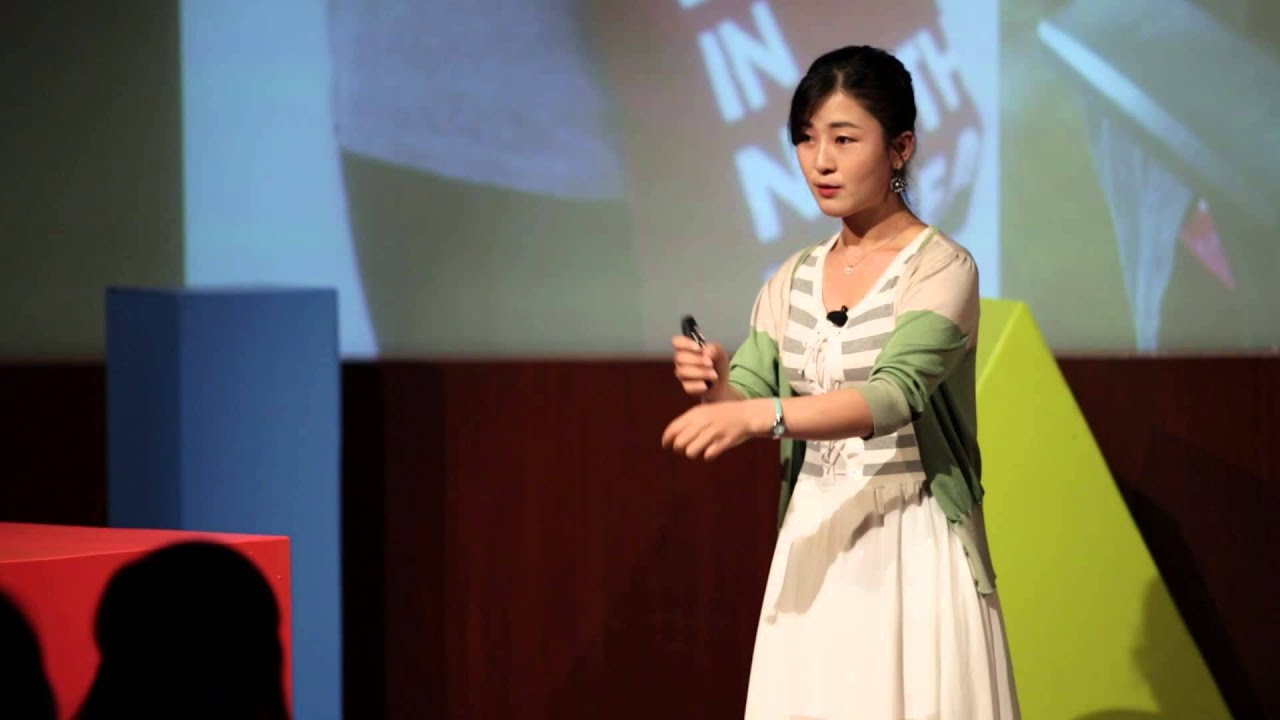 Ju Chan-yang gives a talk at an event organized by Liberty in North Korea. (Ju Chan-yang)