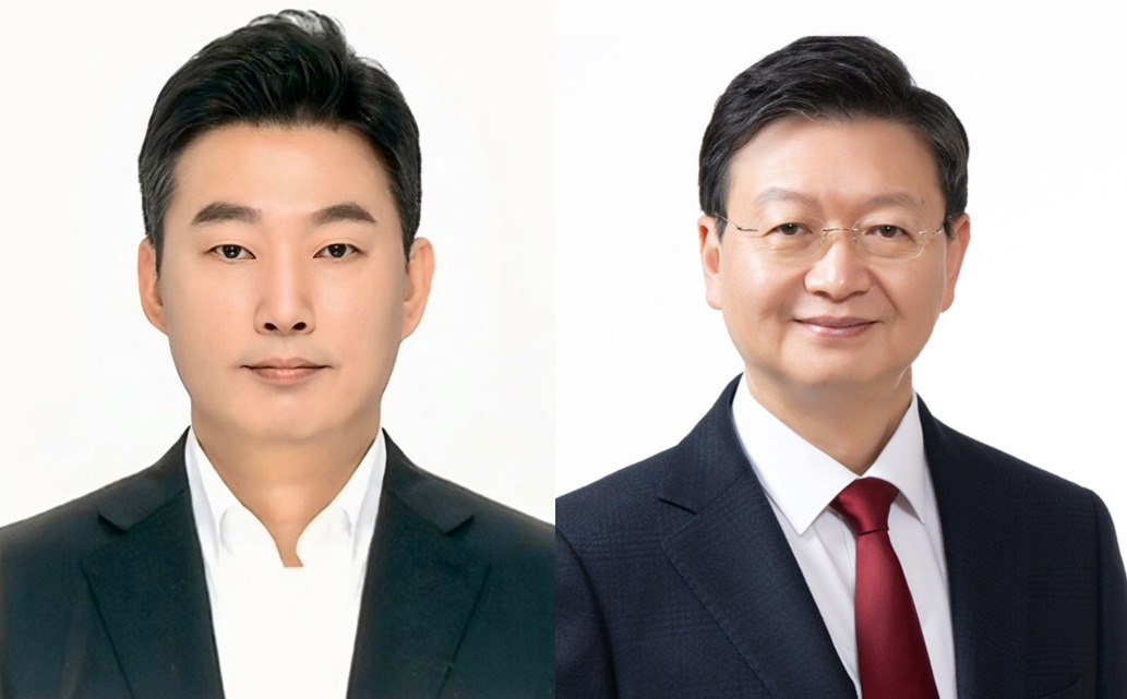 Hyundai AutoEver CEO nominee Kim Yun-goo (left) and Hyundai Motor Securities CEO nominee Bae Hyung-keun (Hyundai Motor Group)
