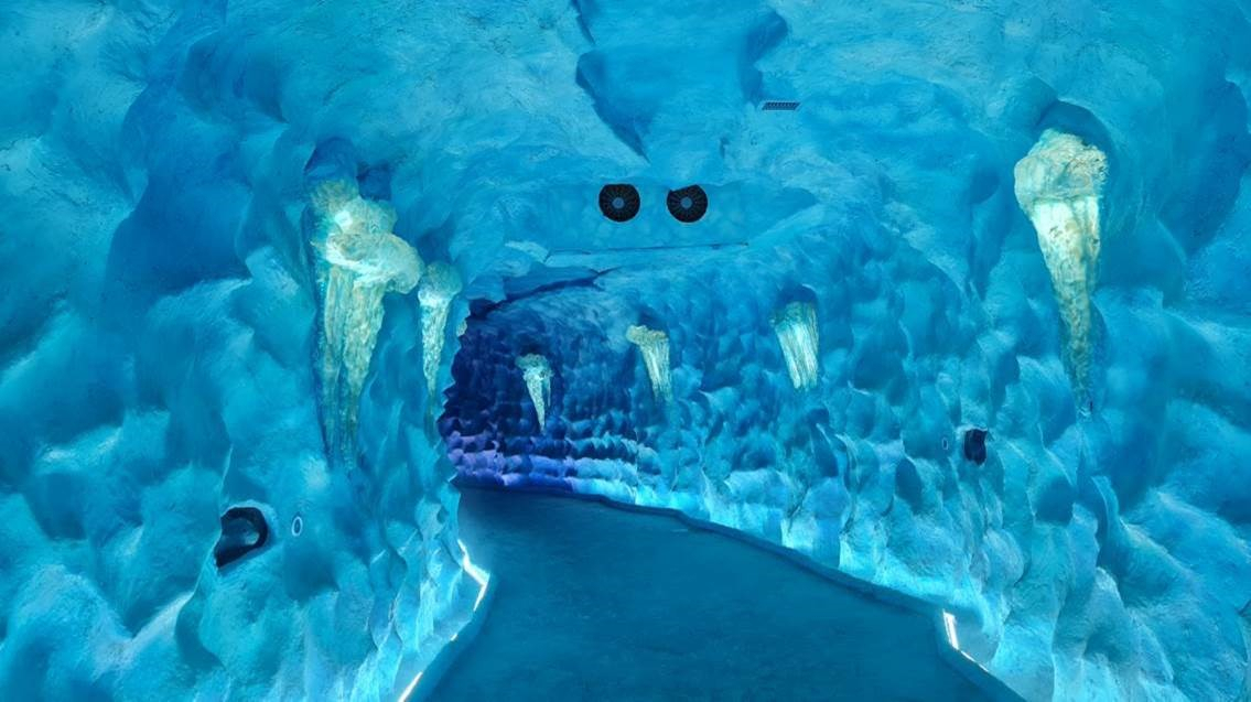 An igloo-like space in Ice Jungle, a winter theme park constructed by Daewoo E&C on Phu Quoc Island, Vietnam (Daewoo Engineering & Construction)