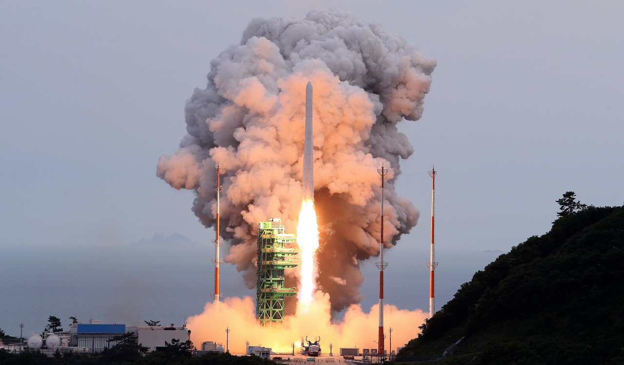 South Korea launches its homegrown Nuri rocket for the third time, Thursday at 6:24 p.m. from the Naro Space Center in Goheung, South Jeolla Province. (Korea Aerospace Research Institute)