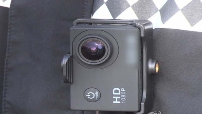 An example of a body camera operated by police officers on a pilot basis from 2015 to 2021 (Yonhap)