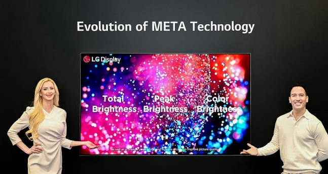 LG Display OLED TV panel applying Meta Technology 2.0 (LG Display)