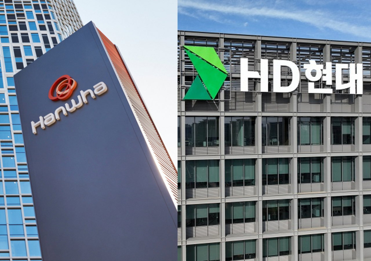 The headquarters of Hanwha and HD Hyundai (Courtesy of Hanwha and HD Hyundai)
