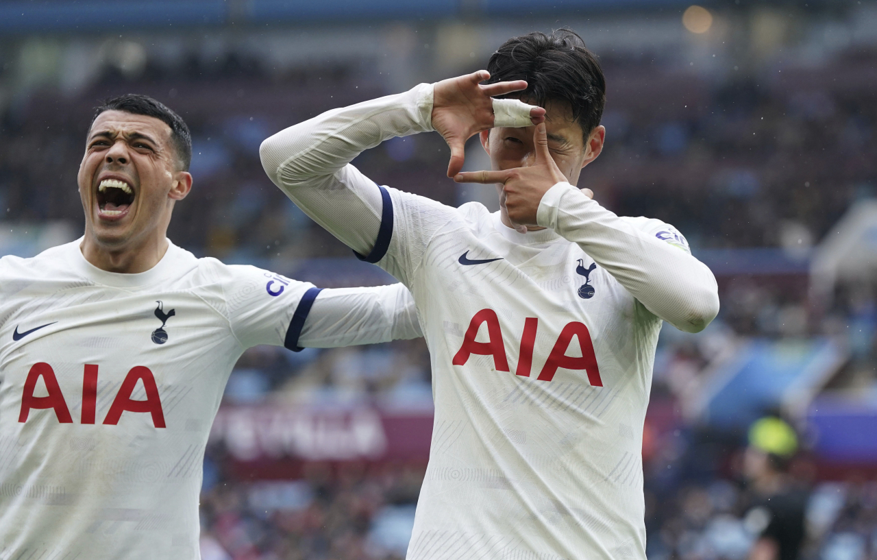 Tottenham captain Son Heung-min reaches new milestone after his goal vs Aston Villa.