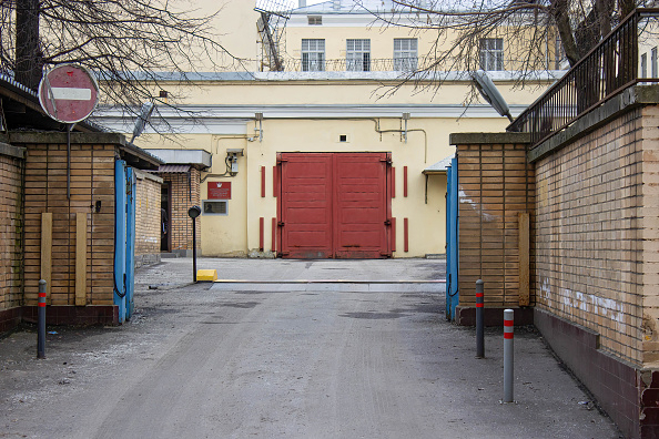 The main entrance to the Lefortovo prison in Mosco, Russia (Gettyimages)
