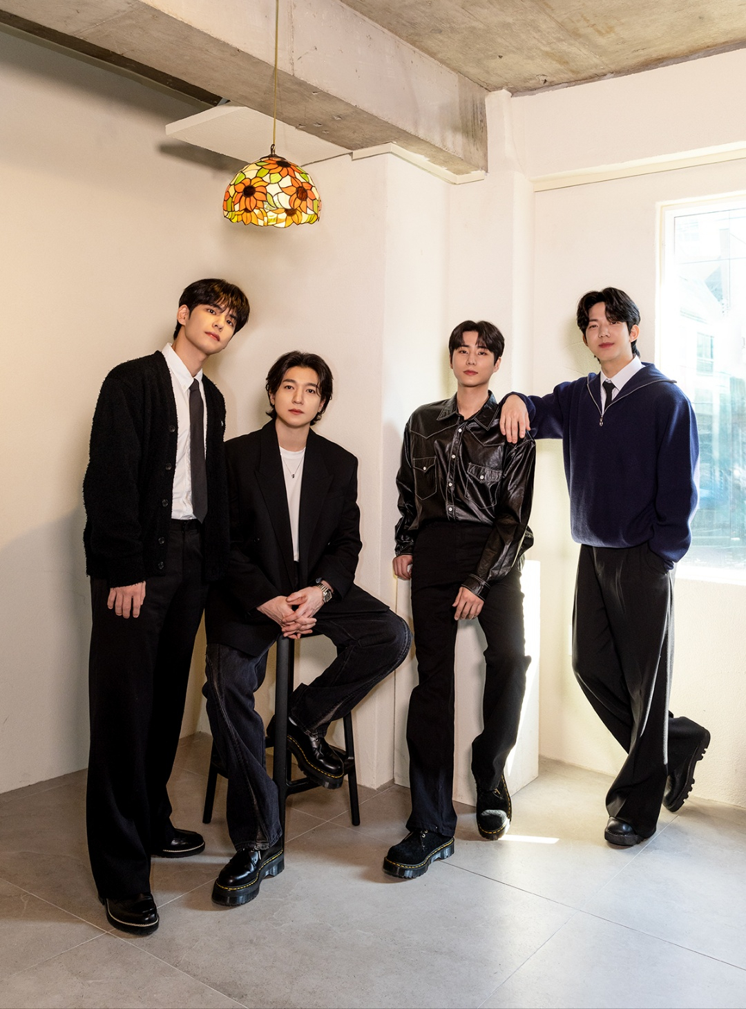 From left: Day6 members Wonpil, Sungjin, Young K and Dowoon (JYP Entertainment)