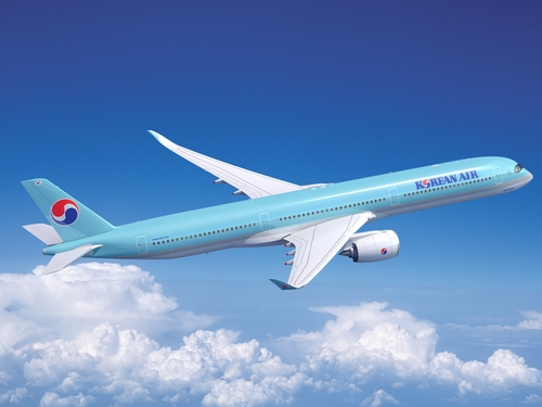 An illustration of an A350-1000 to be operated by the airline (Korean Air)
