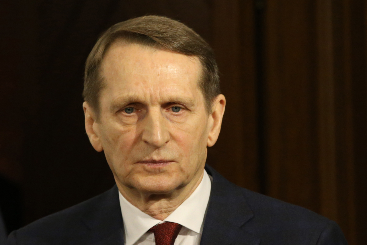 Russia's foreign intelligence chief, Sergei E. Naryshkin (Getty Images)