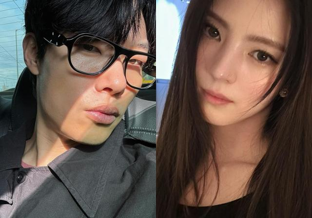 Ryu Joon-yeol (left) and Han So-hee (Screen captures from social media)