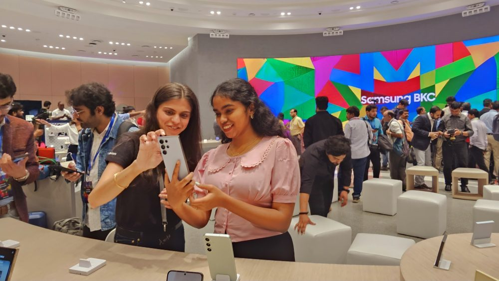 Samsung Electronics opened its flagship brand experience store, dubbed “Samsung BKC,” at Jio World Plaza Mall in Mumbai, India in January this year. (Samsung Electronics)