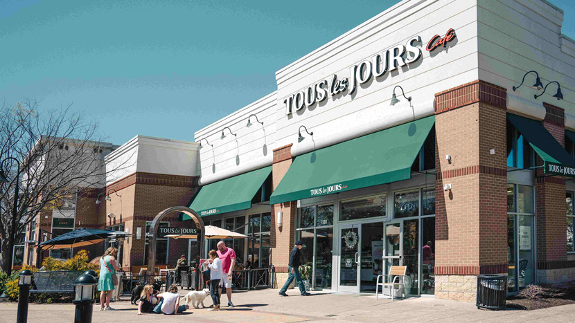 Tous Les Jours's Gainesville branch in Virginia, the US (CJ Foodville)