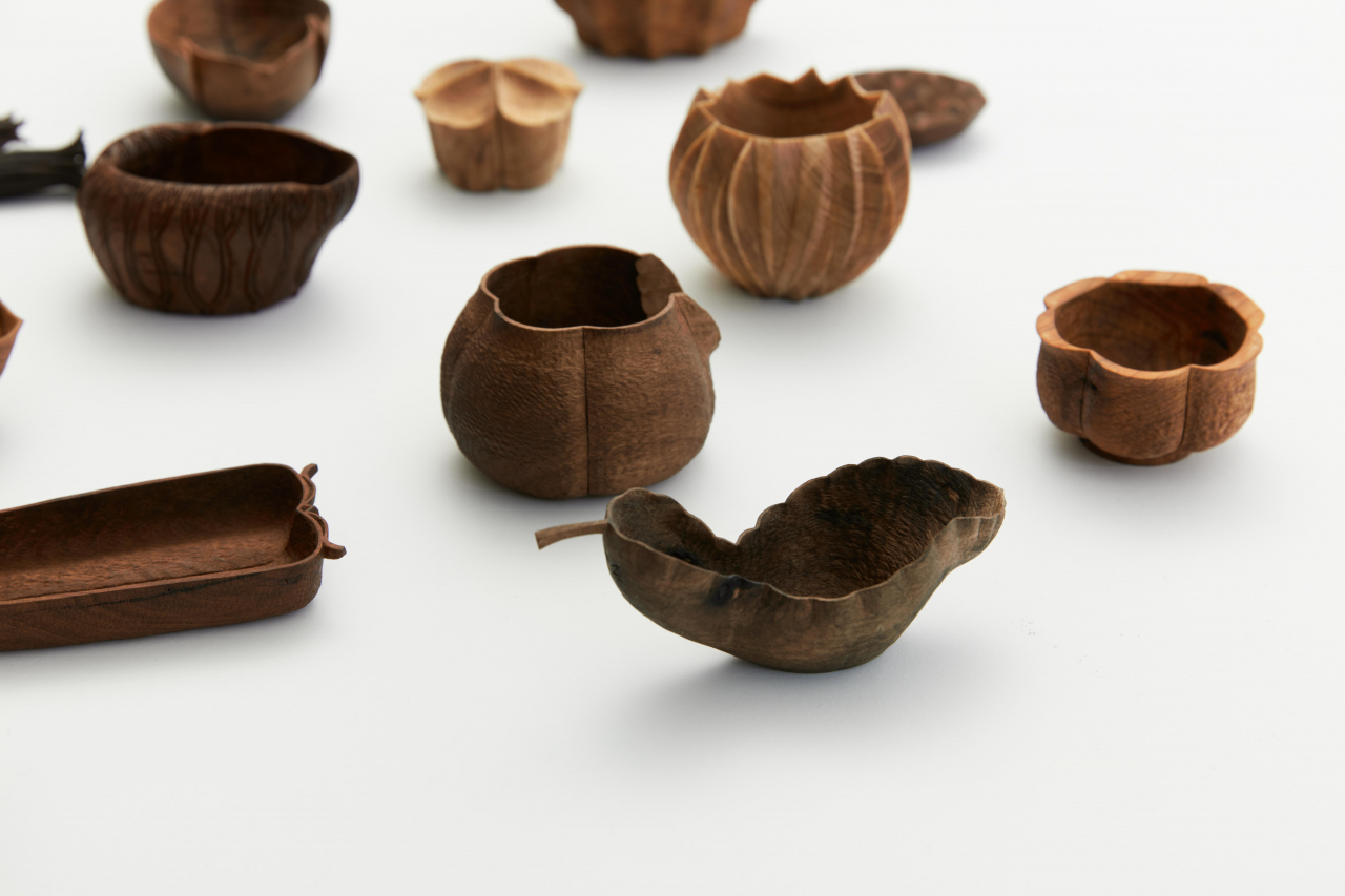 A set of wooden teaware (Ministry of Culture, Sports and Tourism)