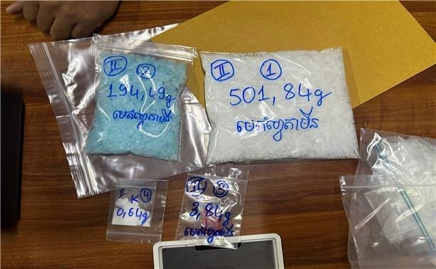 This photo, provided by the National Intelligence Service on Thursday, shows drugs seized by authorities.