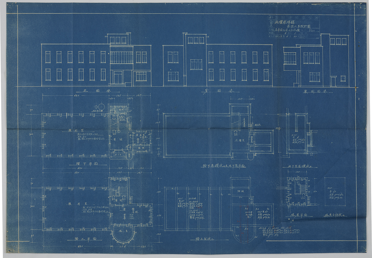A blueprint image of Bohwagak, Kansong Art Museum (Courtesy of the museum)