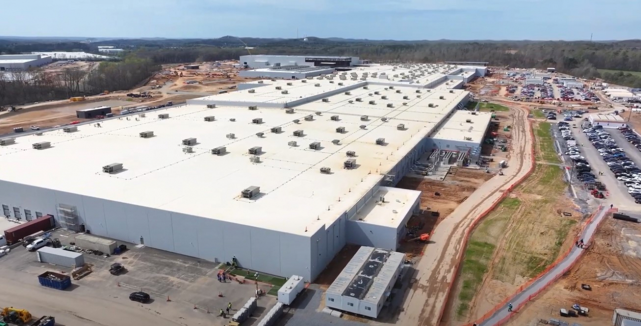 Hanwha Qcells' solar panel production plant in Cartersville, Georgia (Hanwha Qcells)