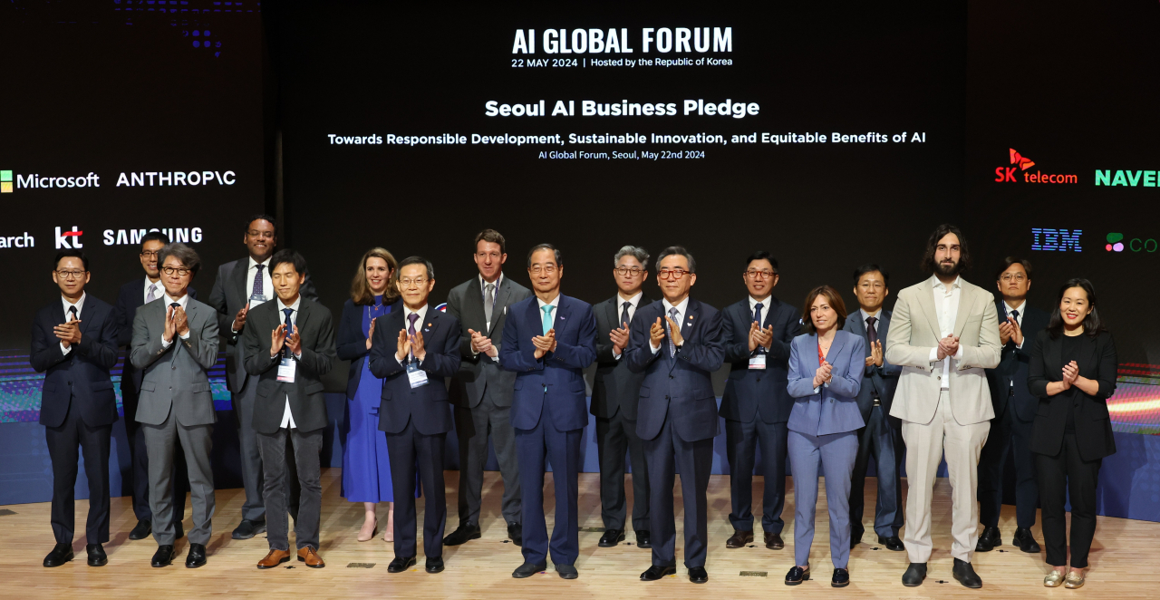 AI Global Forum held at the Korea Institute of Science and Technology in Seoul on Wednesday (Ministry of Science and ICT)