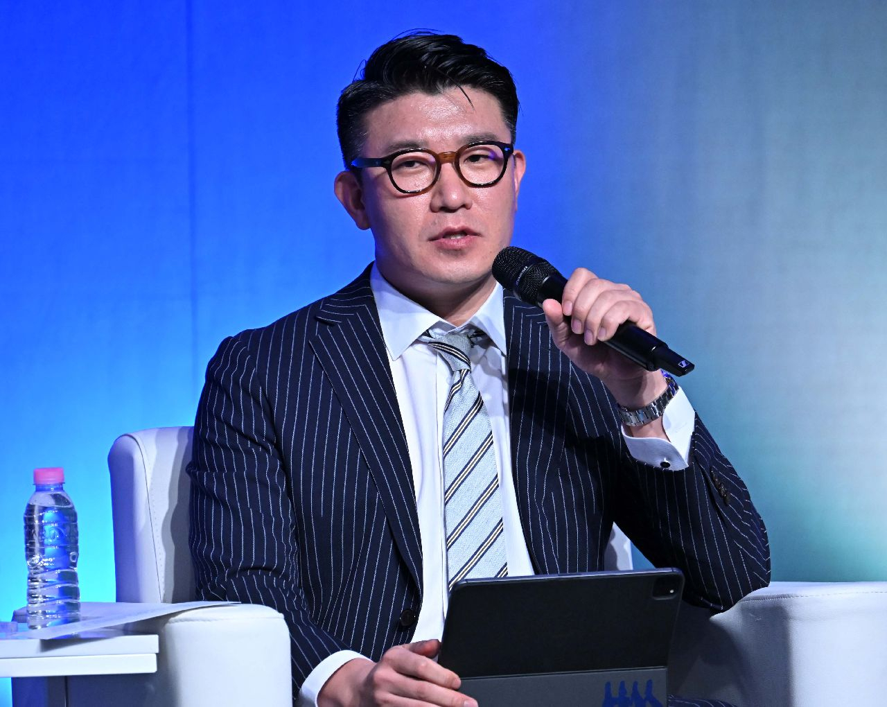 Lee Kwang-bok, director of Korea Overseas Infrastructure and Urban Development Corporation (Lee Sang-sub/The Korea Herald)