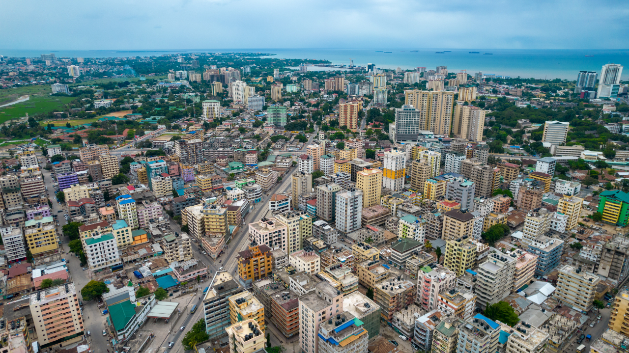 An aerial view of the city of Dar es Salaam in Tanzania (123rf)