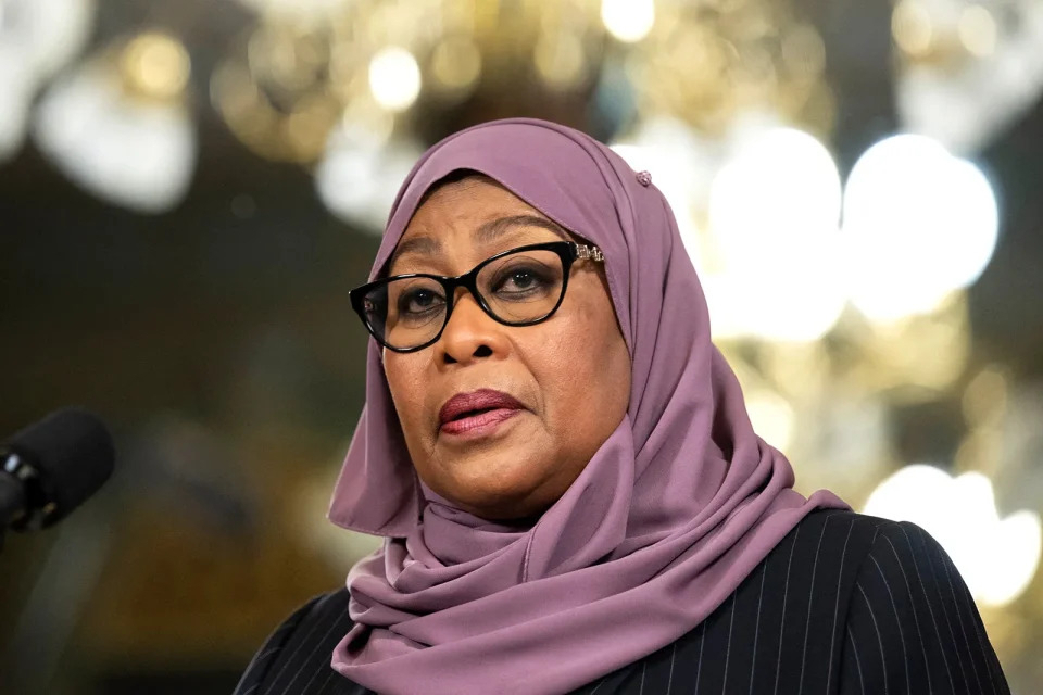 Tanzania's President Samia Suluhu Hassan (Getty Images)