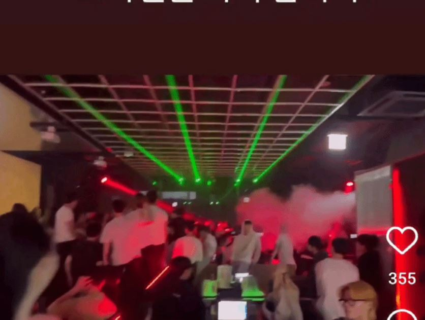 A screengrab of a promotional video for the teen-only club in Gurae-dong, Gimpo, Gyeonggi Province. (Instagram)