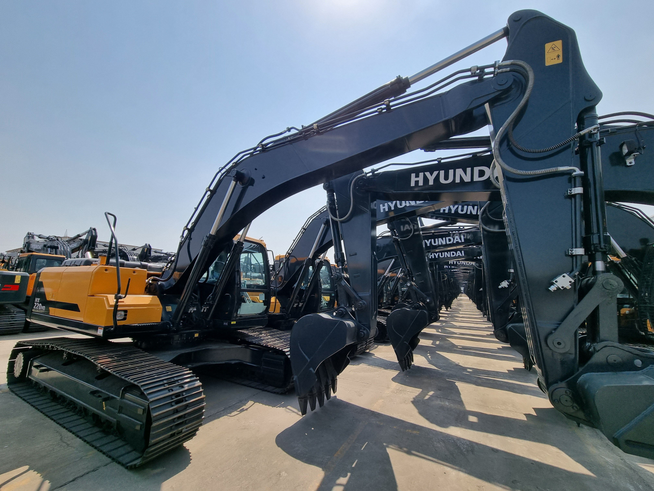 HD Hyundai Construction Equipment's excavator manufacturing plant site in Pune, India (HD Hyundai)